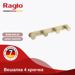 Крючок для ванной комнаты Raglo R300.054.03 золотой сатин